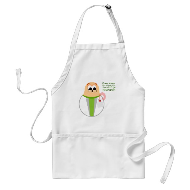 Funny Medical Researcher Lab Apron (Front)