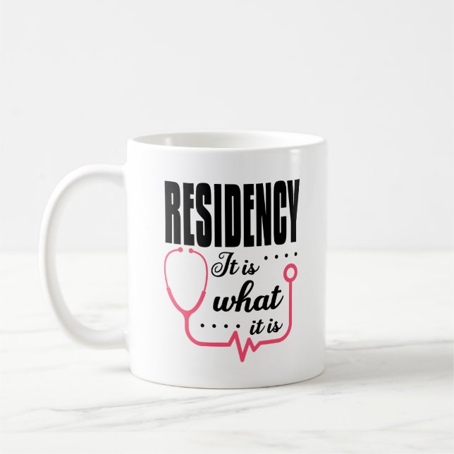 Funny Medical Resident Physician Gift Surgery Coffee Mug (Left)