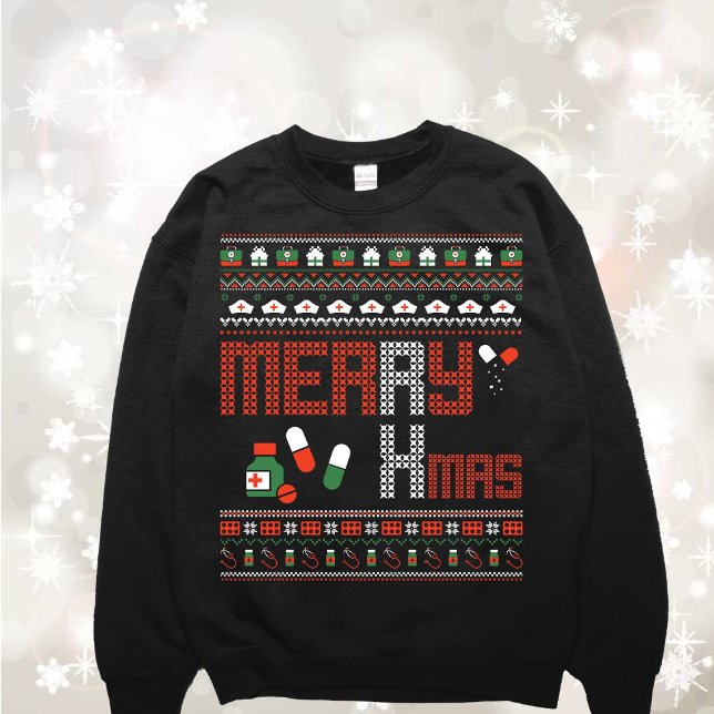 Funny  Medical RX Ugly Sweater Sweatshirt (Creator Uploaded)