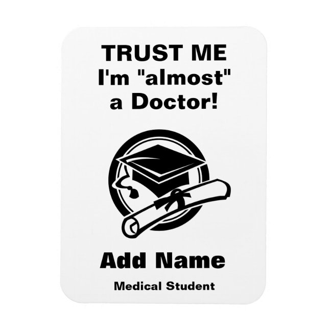 Funny Medical Student Magnet (Vertical)