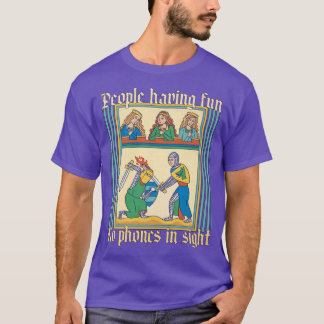 Funny Medieval History Buff Funny Pun Historianeac T-Shirt