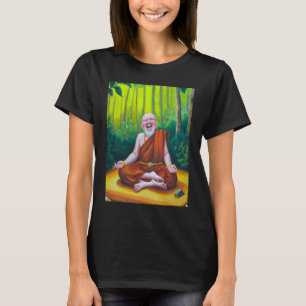 Funny Meditation Guru Laughing Zen Buddha Meditati T-Shirt