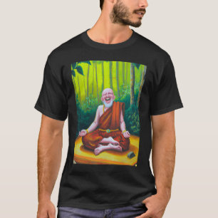 Funny Meditation Guru Laughing Zen Buddha Meditati T-Shirt