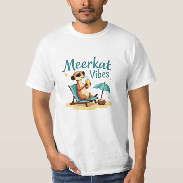 Funny Meerkat Gift T-Shirt (Front)