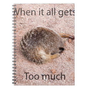 Funny Meerkat Notebook