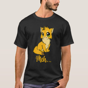 Funny Meh Cat for Cat Lovers T-Shirt