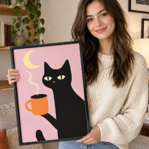 Funny Meh Cat Gift For Cat Lovers Poster