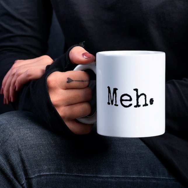Funny Meh Mug (Creator Uploaded)