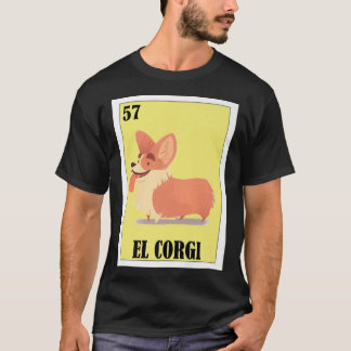 Funny Meican Dogs Designel Corgi-1125 T-Shirt