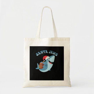 Funny Mele Kalikimaka Santa Jaws Christmas Bag