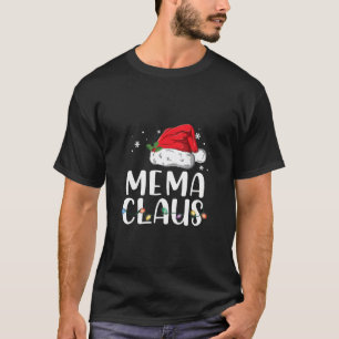 Funny Mema Claus Christmas T-Shirt Pyjamas Santa G