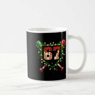 Funny Meme 67 Christmas Baseball Ice Cream Men Boy Coffee Mug
