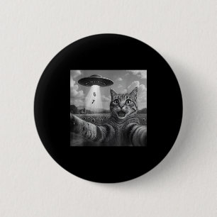 Funny Meme Cat Selfie Six Seven Retro Cat 67 Anima 6 Cm Round Badge