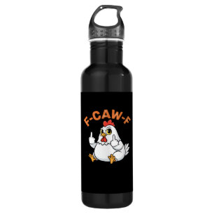 Funny Meme F-Caw-F Chicken 710 Ml Water Bottle