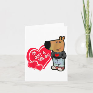 Funny Meme I'm Just A Chill Guy Valentine Couple M Card