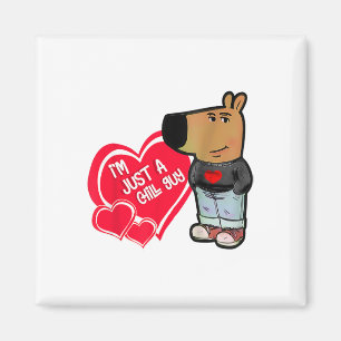 Funny Meme I'm Just A Chill Guy Valentine Couple M Magnet