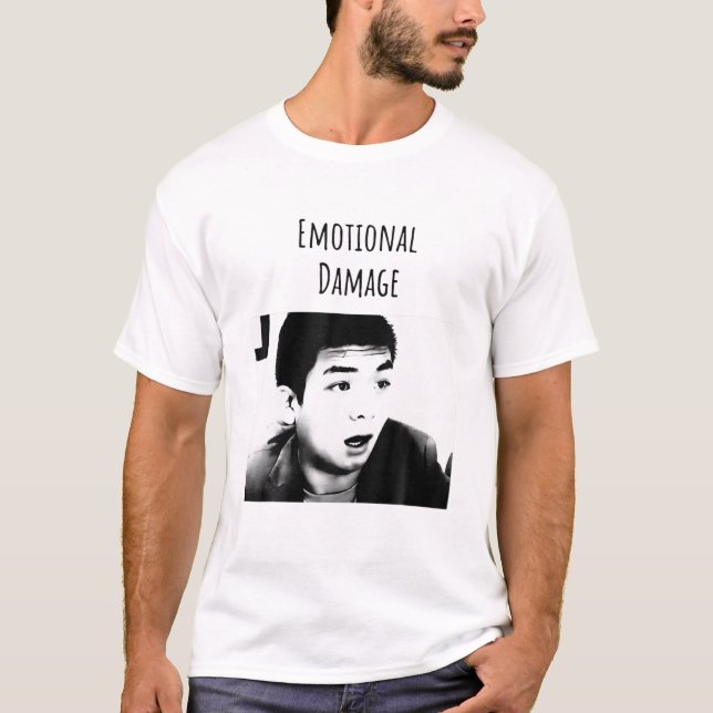 Funny Meme Roll For Emotional Damage T-Shirt (Front)
