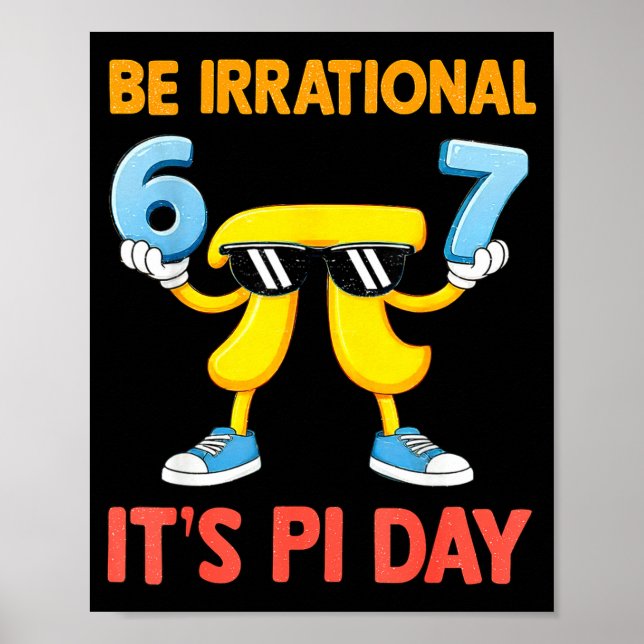 Funny meme six seven 67 day math science be poster (Front)