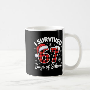 Funny Meme Six Seven Christmas I Survived 67 Days Coffee Mug