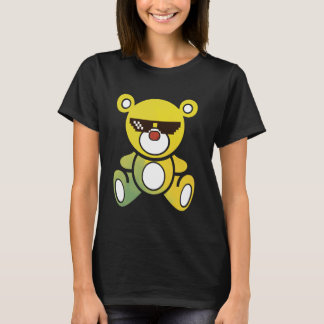Funny Meme Teddy Bear u2013 Pixel Sunglasses Stree T-Shirt