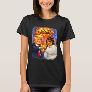 Funny Meme Trump And Nicki High Five For Fun T-Shirt