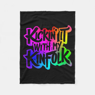 Funny Memorable Family Reunion Celebration Apparel Fleece Blanket