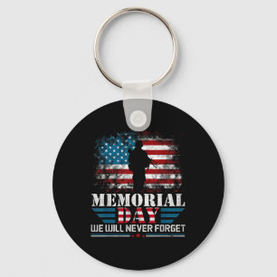 Funny Memorial Day  Key Ring