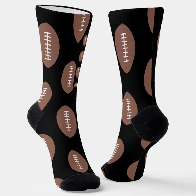 Funny men American football team  Socks (Angled)