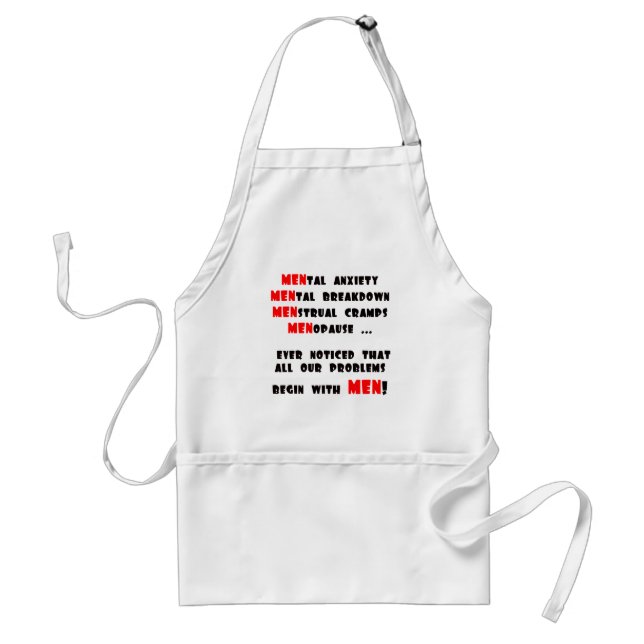 Funny Men T-shirts Gifts Standard Apron (Front)