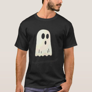 Funny Men Women Skating Lover Cute Ghost Riding Sk T-Shirt
