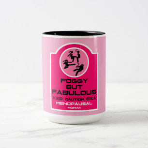 Funny Menopausal Gifts For Women Two-Tone Coffee Mug