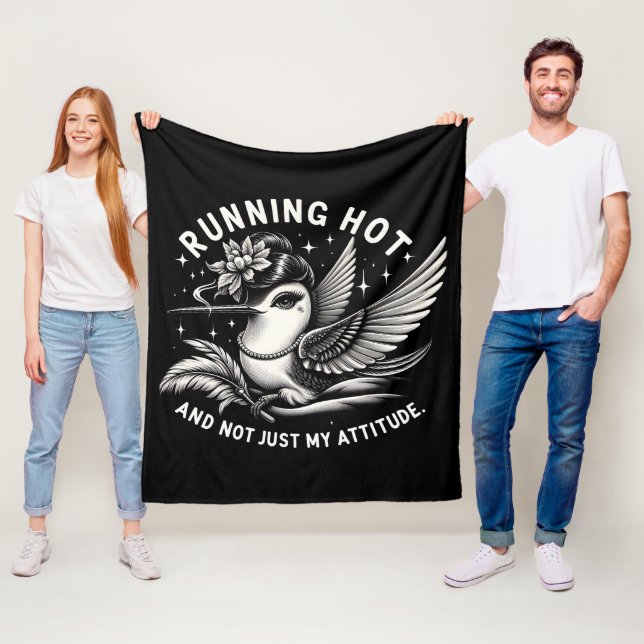 Funny Menopause Hot Flash Blanket (In Situ)