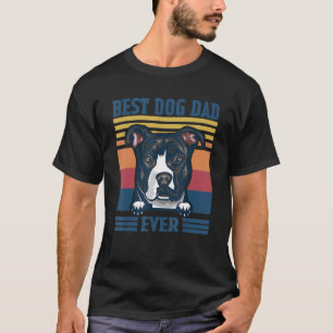 Funny Mens Best Pit Bull Dad Ever Dog Dad Father' T-Shirt
