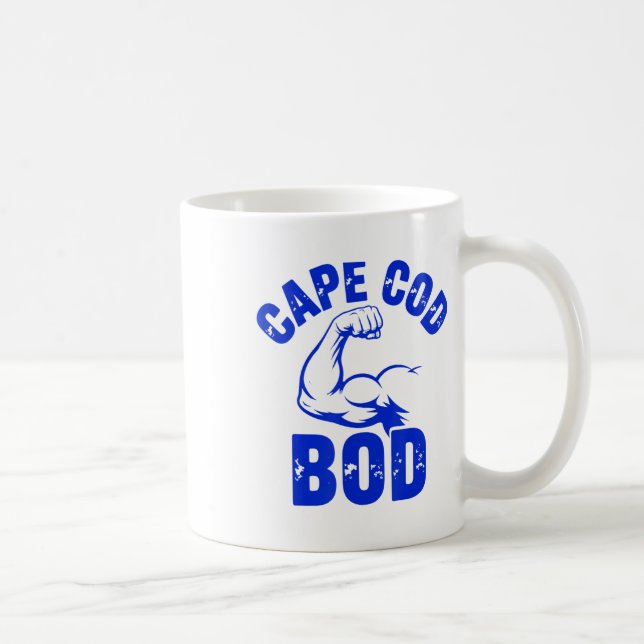 Funny Men's Cape Cod Bod Machusetts Summer Beach F Coffee Mug (Right)