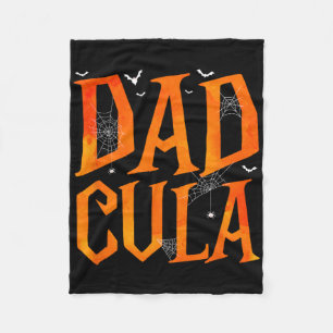 Funny Mens Dadcula Halloween Dad Costume Momster M Fleece Blanket