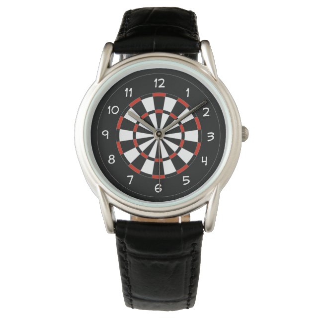 Funny Men's Dartboard Watch (Front)
