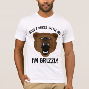 Funny Men's GRIZZLY BEAR T-shirts