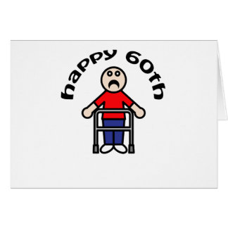 Funny, Mens "Happy 60th"