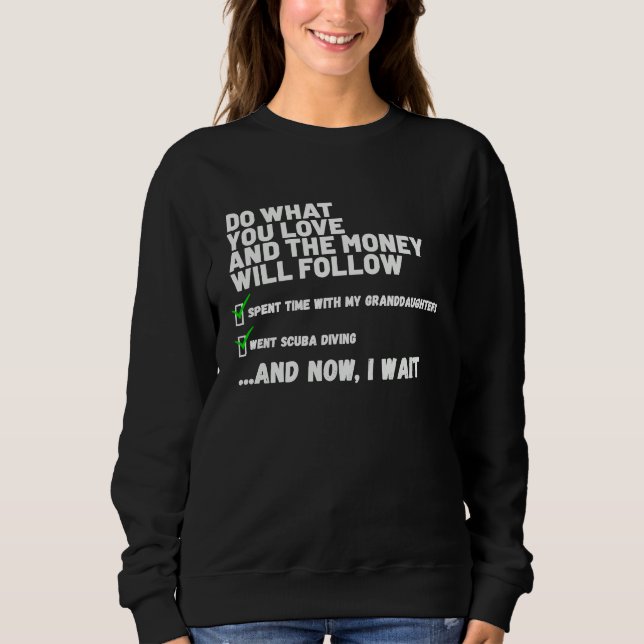 Funny  Mens Womens Christian Prayed Went Scuba Div Sweatshirt (Front)