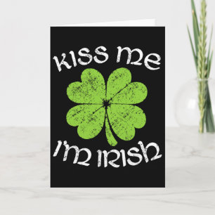Funny Mens Womens St Patricks Day Irish Shamrock S Card
