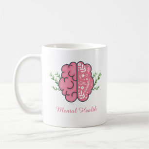Funny Mental Health be kind to your mind Coffee Mug