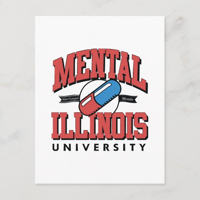 Funny Mental Health Enclosure Card (Front)