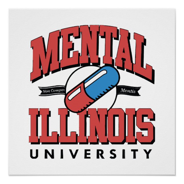 Funny Mental Health Poster (Front)