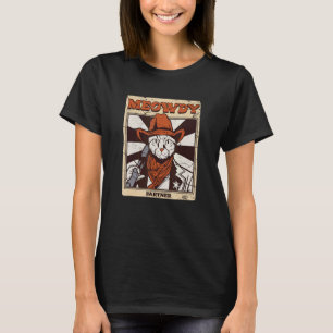 Funny Meowdy Partner Cat Howdy Cowboy Wild West T-Shirt