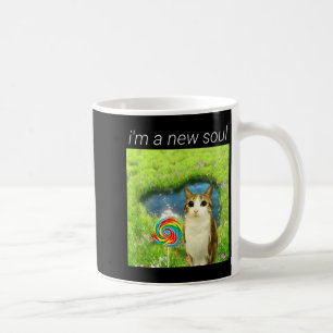 Funny Meowl Meme, Cat Owl Meme Brainrot Gen Alpha  Coffee Mug