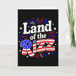 Funny Merica Eagle Hotdog Usa Flag 4th Of July Pat Card
