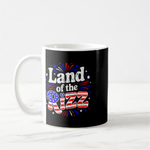 Funny Merica Eagle Hotdog Usa Flag 4th Of July Pat Coffee Mug