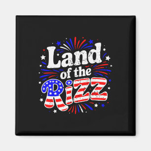 Funny Merica Eagle Hotdog Usa Flag 4th Of July Pat Magnet