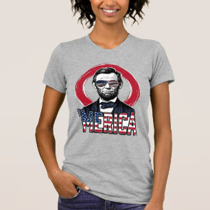 Funny Merica Patriotic President Vintage Vector De T-Shirt