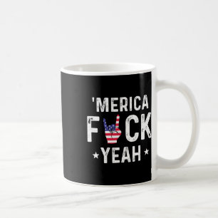 Funny Merica Yeah 4th Of July  Coffee Mug
